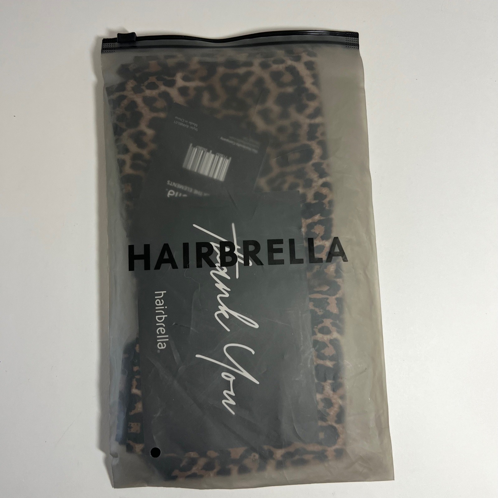 Hairbrella Bandana Waterproof Satin Lined Animal Print New Style Banbl01 — image 3 of 8